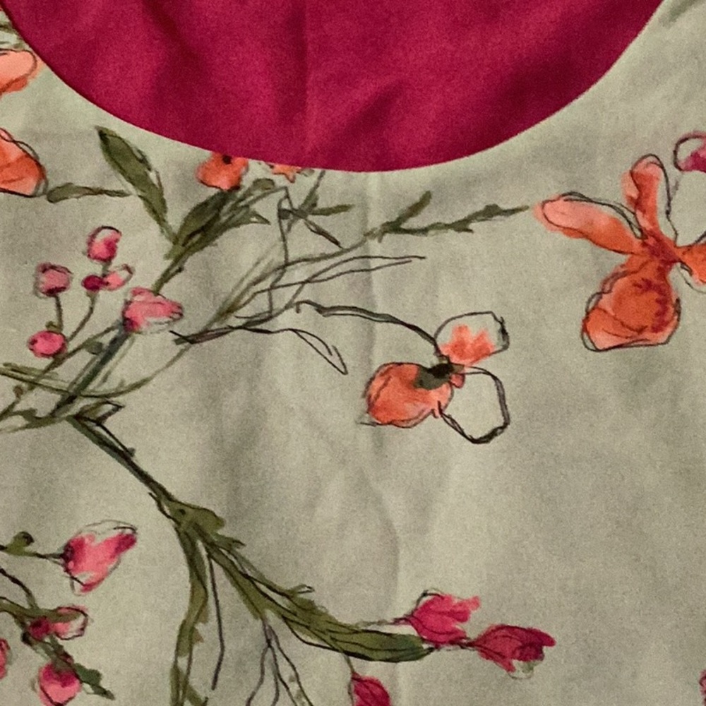 Floral Sleeveless Top size XL reversible - Picture 4 of 4